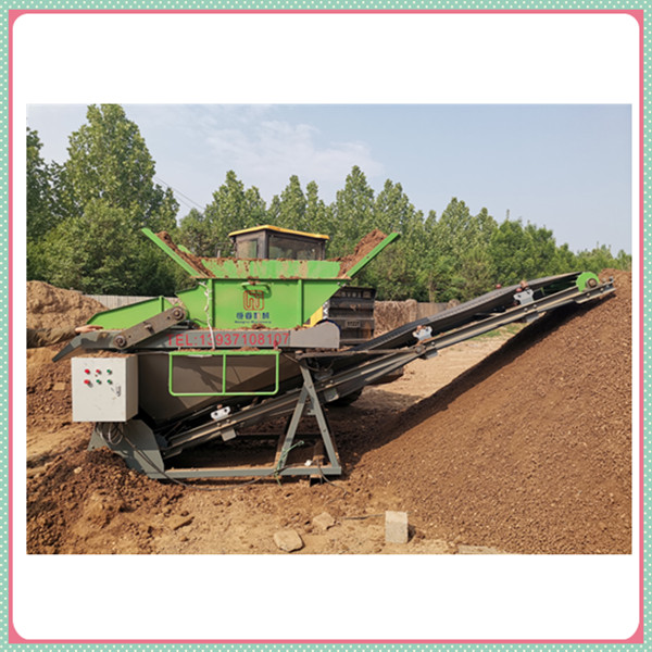 南北方雨季施工必备喷播绿化施工利器-湿土筛分机