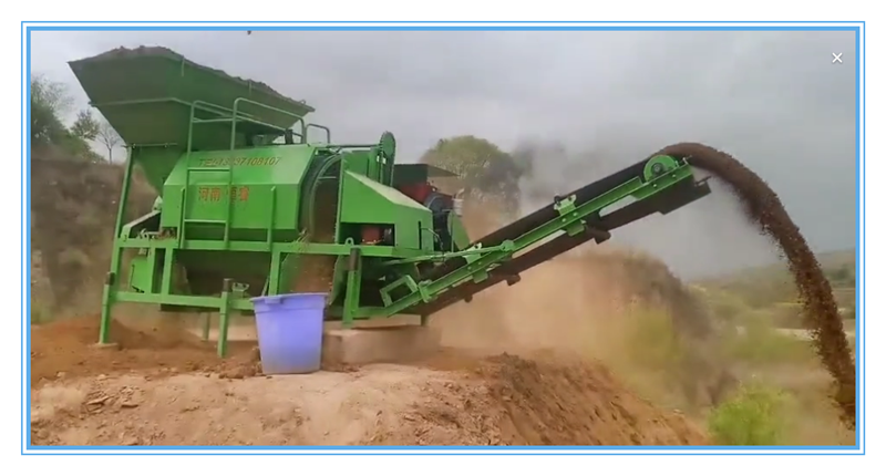实用型恒睿筛土机干湿土都能筛让您告别土湿筛不出来烦恼
